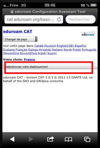 iOS: CAT download
