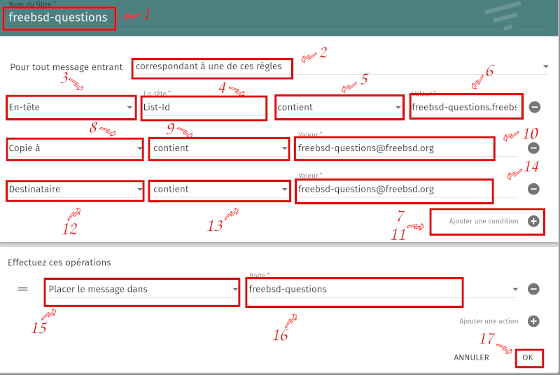 Sogo : Ajouter filtre mailing liste