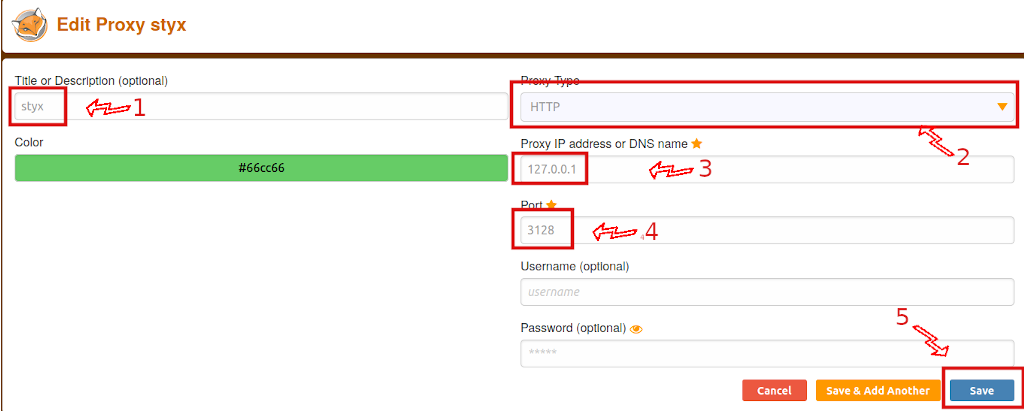 Configuration pour tunnel SSH 