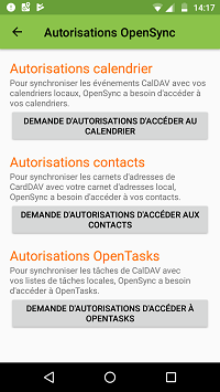 Alerte Synchro OpenSync